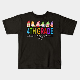 4Th Grade Is Teacher Student Back To School Kids T-Shirt